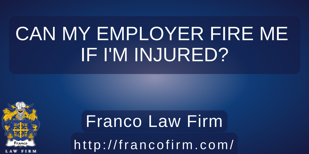 You are currently viewing Can My Employer Fire Me if I’m Injured?