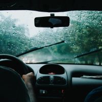 Car accidents in the rain Car accidents in the rain